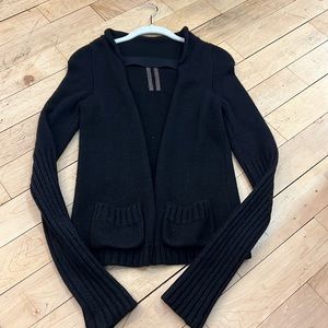 Rick Owens Cashmere/Silk Cardigan Sz S/XS